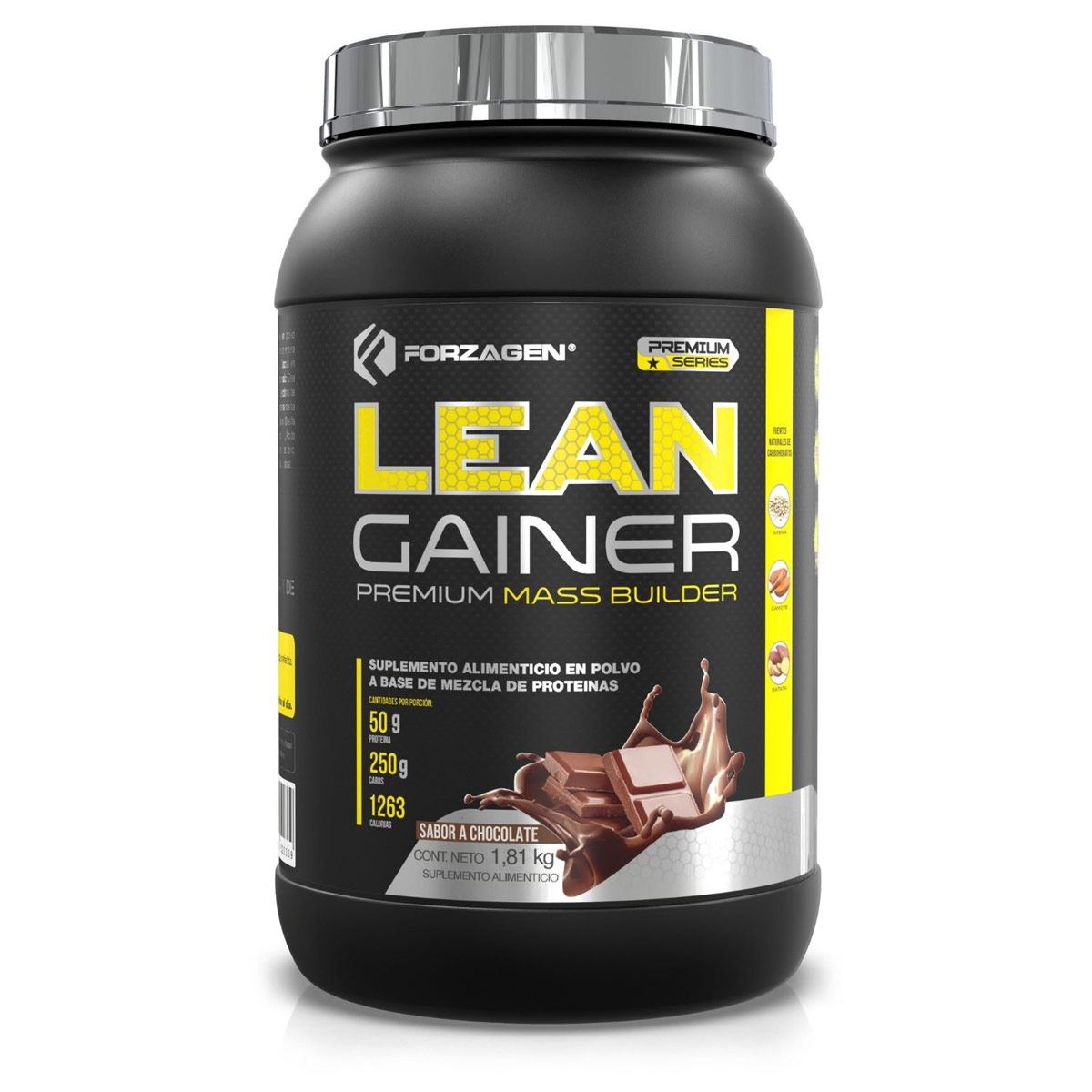 Lean Gainer Ingeredients Proteína Lean Gainer 1.81 Kg Chocolate Forzagen