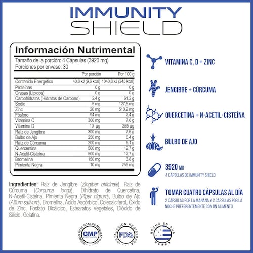 Inmunity Shield 120 CAP FORZAGEN