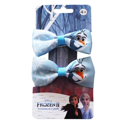 Set Frozen Olaf De Disney 2 Moños Para Cabello