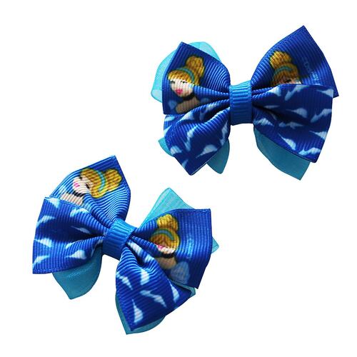 Set Cenicienta De Disney 2 Moños Para Cabello