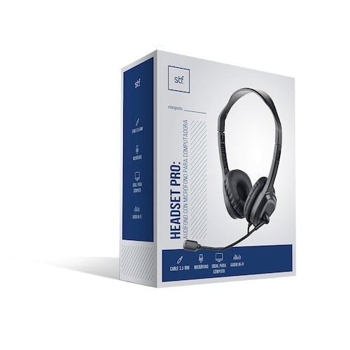 Pro Headset Diadema de Cómputo Con Micrófono STF