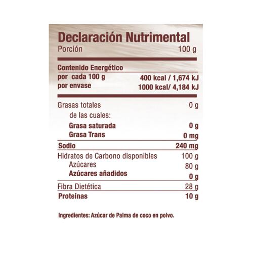 Azúcar de Coco Isla Blanca