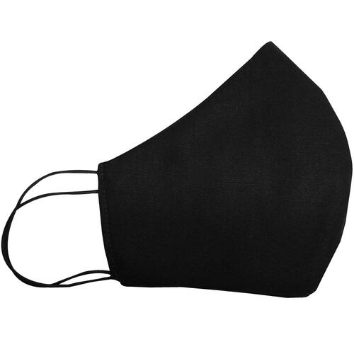 Cubrebocas negro catrín