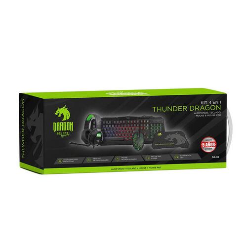Kit Gaming 4 en 1 Thunder Dragon