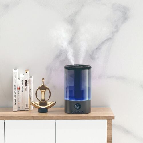 Humidificador de doble difusión y lampara ambiental