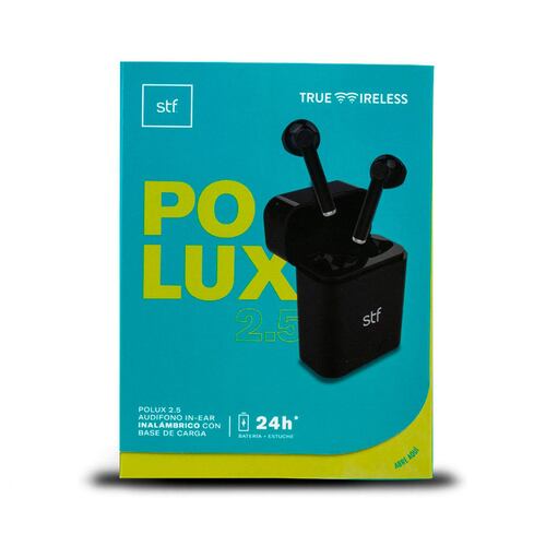 Audifonos STF Polux 2.5 True Wireless Negro
