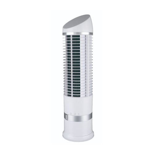 Combo ventiladores de torre Blue Fan 16" Y 29" blanco