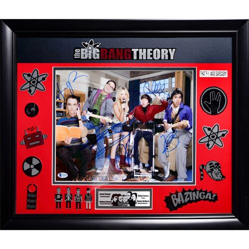 Foto Autografiada Big Bang Theory 11X14