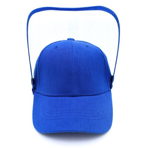 Gorra con careta infantil azul rey
