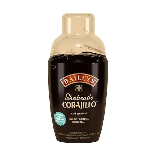 Baileys shakeado corajillo 4 pack 400 ml c/u autentico corajillo