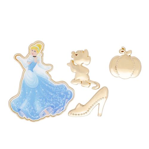 Set de 4 pines Disney Princesas Edición Limitada Cenicienta