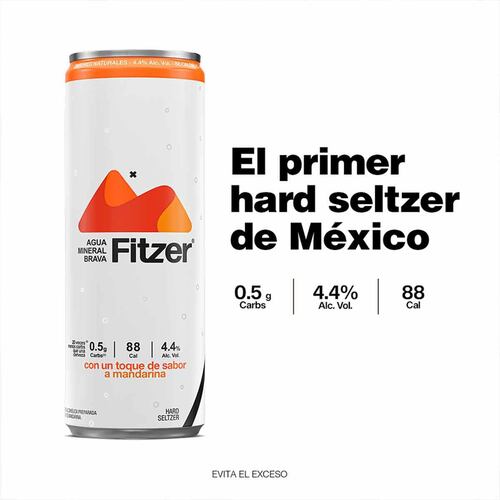 Hard Seltzer Fitzer Mandarina