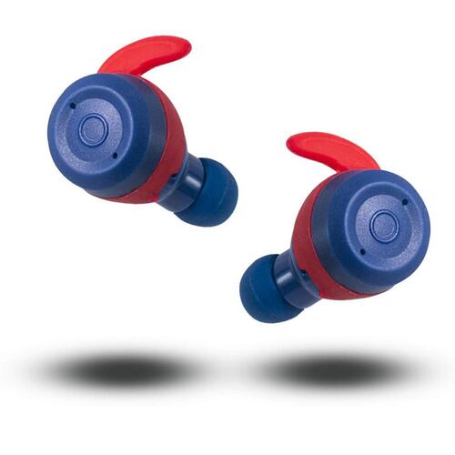 Audífonos STF Dash True Wireless Deportivos Azul/Rojo