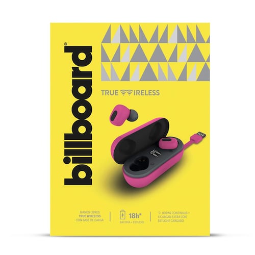 Audífonos Billboard TWS Rosa