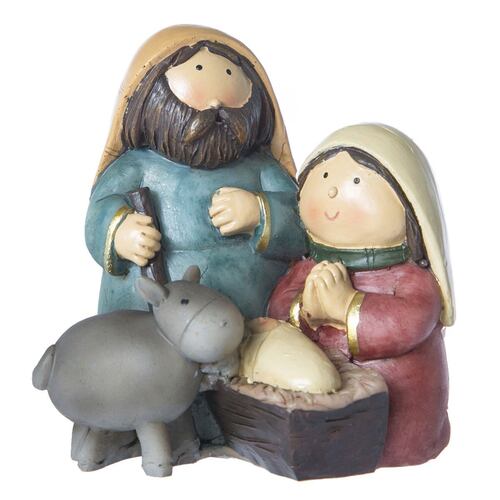 Nacimiento misterio niño burrito 10.5 cm