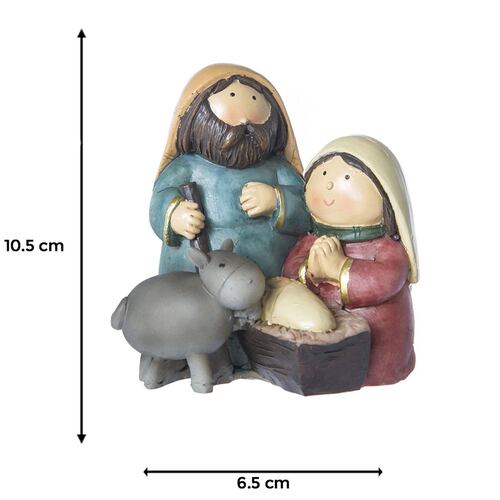 Nacimiento misterio niño burrito 10.5 cm