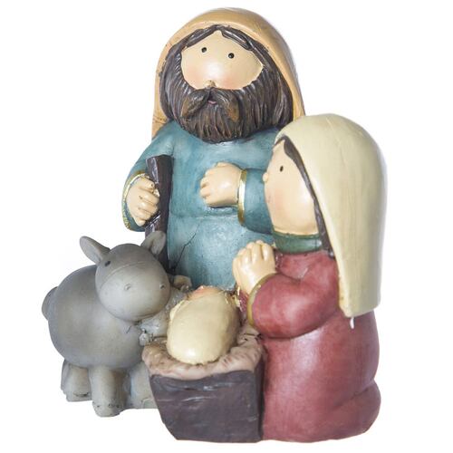 Nacimiento misterio niño burrito 10.5 cm