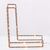 Letra decorativa con luz "L"