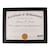 Porta diploma Art Home de plástico color negro 8.5*11"