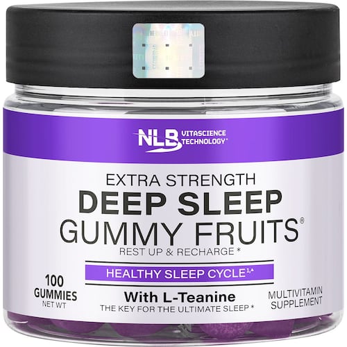 Ex Strength Deep Sleep Gummy Fruit 100 Gummies Nlb
