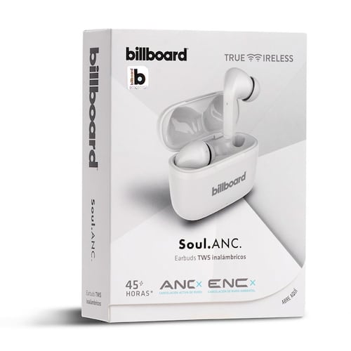 Audífonos Billboard Soul True Wireless Blanco