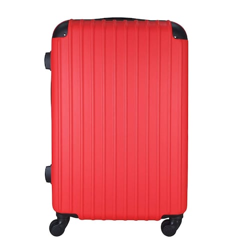 Maleta De Viaje 18 Roja Check In ABS Trolley Ajustable