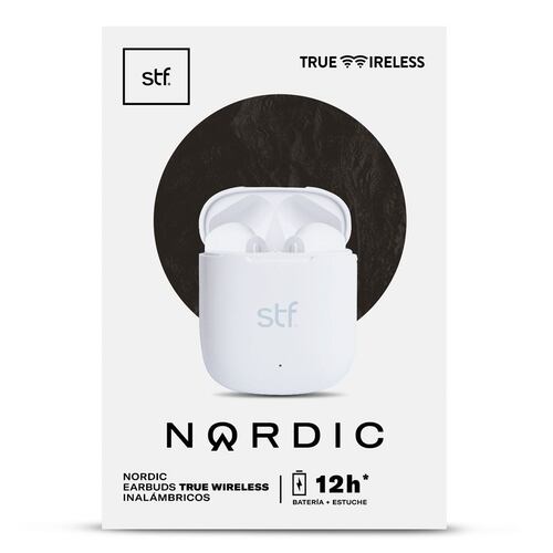 Audífonos NORDIC STF  TWS Blanco