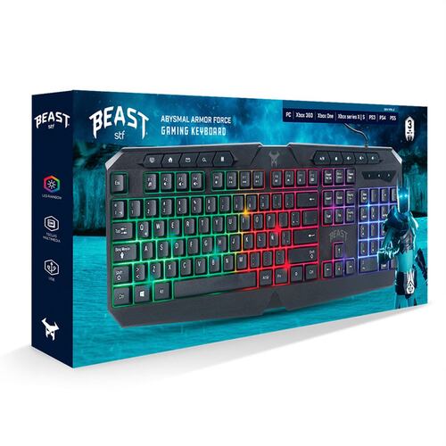 Teclado Gamer con Luz Abysmal Armor Force