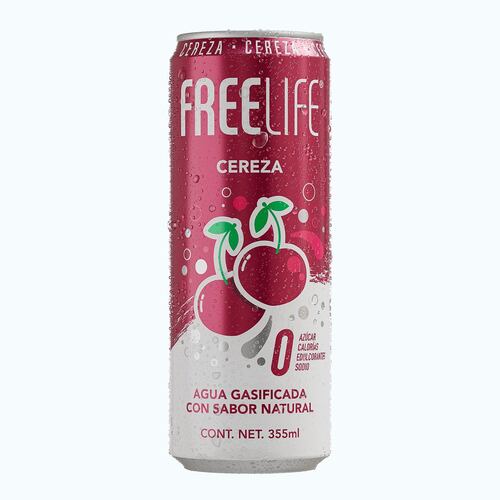 Agua Gasificada con Extracto de Cereza