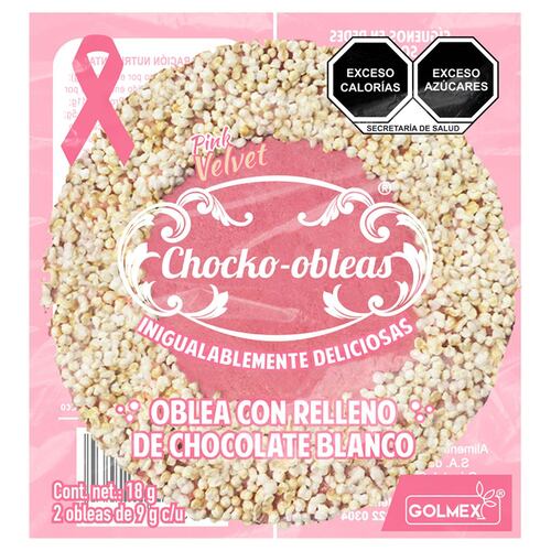 Mini Chocke Oblea Pink Velvet