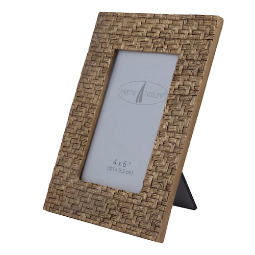 Home Nature portarretrato woven color café  4*6"