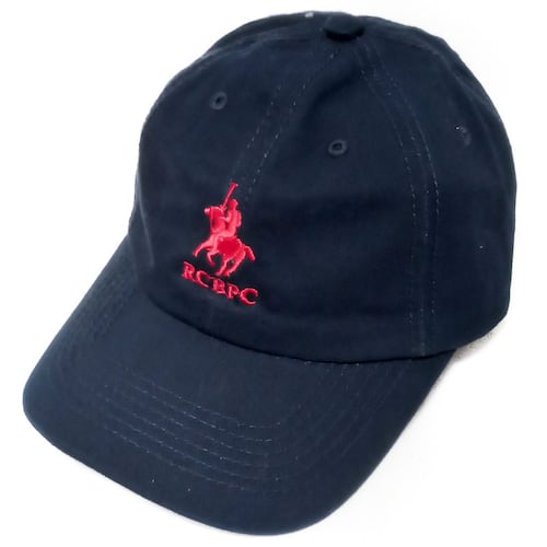 Gorra Polo Club color marino logo rojo