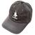 Gorra Polo Club color gris logo plata