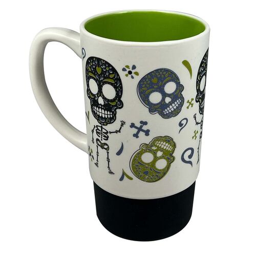 Tarro de cerámica calavera