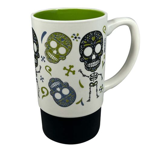 Tarro de cerámica calavera