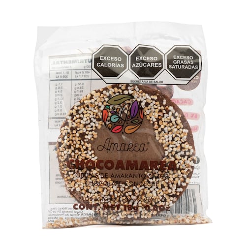 Oblea Rellena Sabor Chocolate Semiamargo sin Azúcar Amarea