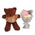 Home Nature caja de regalo con bouquet y oso de peluche café 30.5*24*9.5 cm