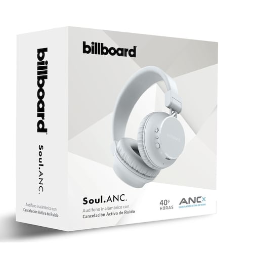 Audífonos Inalámbricos Billboard Soul ANC Blanco