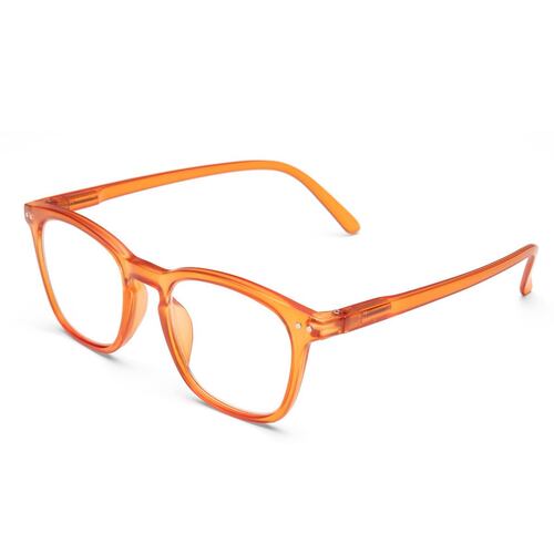 Lente vista cansada Naranja +1.00 Unisex Sq B+D