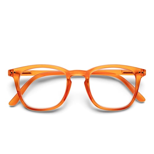 Lente vista cansada Naranja +1.00 Unisex Sq B+D