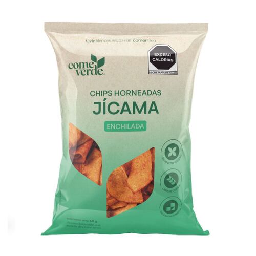 Chips jicama enchilada come verde