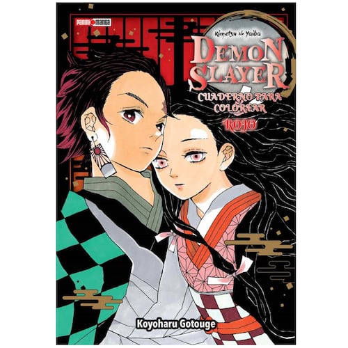 Demon slayer cuaderno para colorear n.1