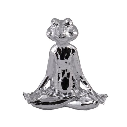 HOME NATURE FIGURA DECORATIVA RANA LOTO 21*20*10 cm