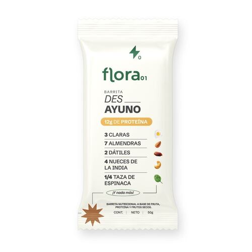 Barrita Des Ayuno Natural Flora 01 de 50g