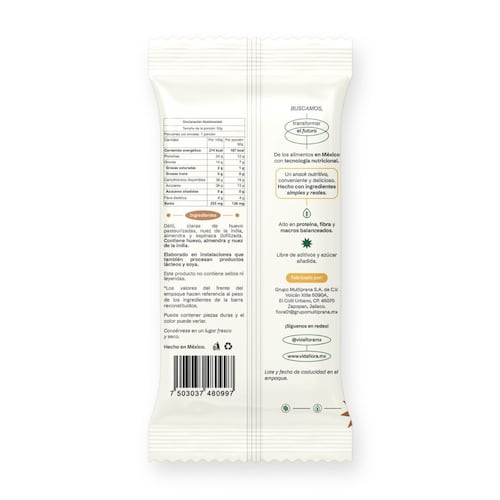 Barrita Des Ayuno Natural Flora 01 de 50g