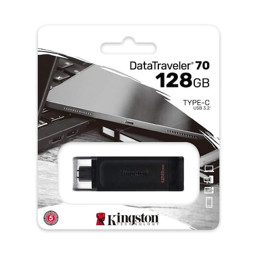 Memoria USB Tipo C 128GB negra