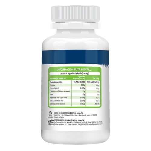 Suplemento Alimenticio Zinc y Selenio Max Healthaddiction