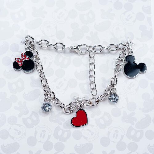 Pulsera Mickey & Minnie Charms Disney