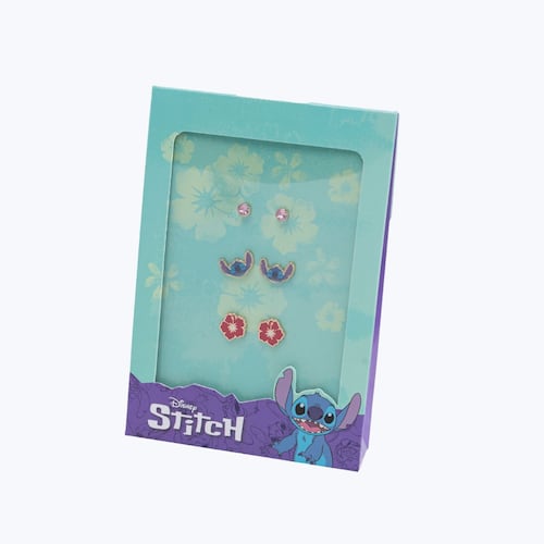 Aretes Lilo & Stitch 3 Pares Fantasia Disney