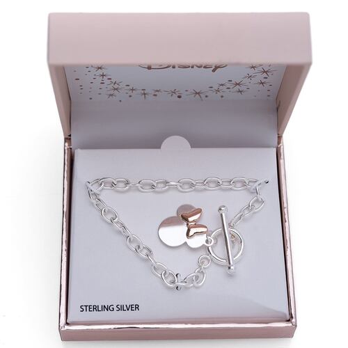 Pulsera Minnie Charms Plata.925 Disney